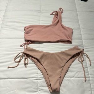 Pink/coral bikini